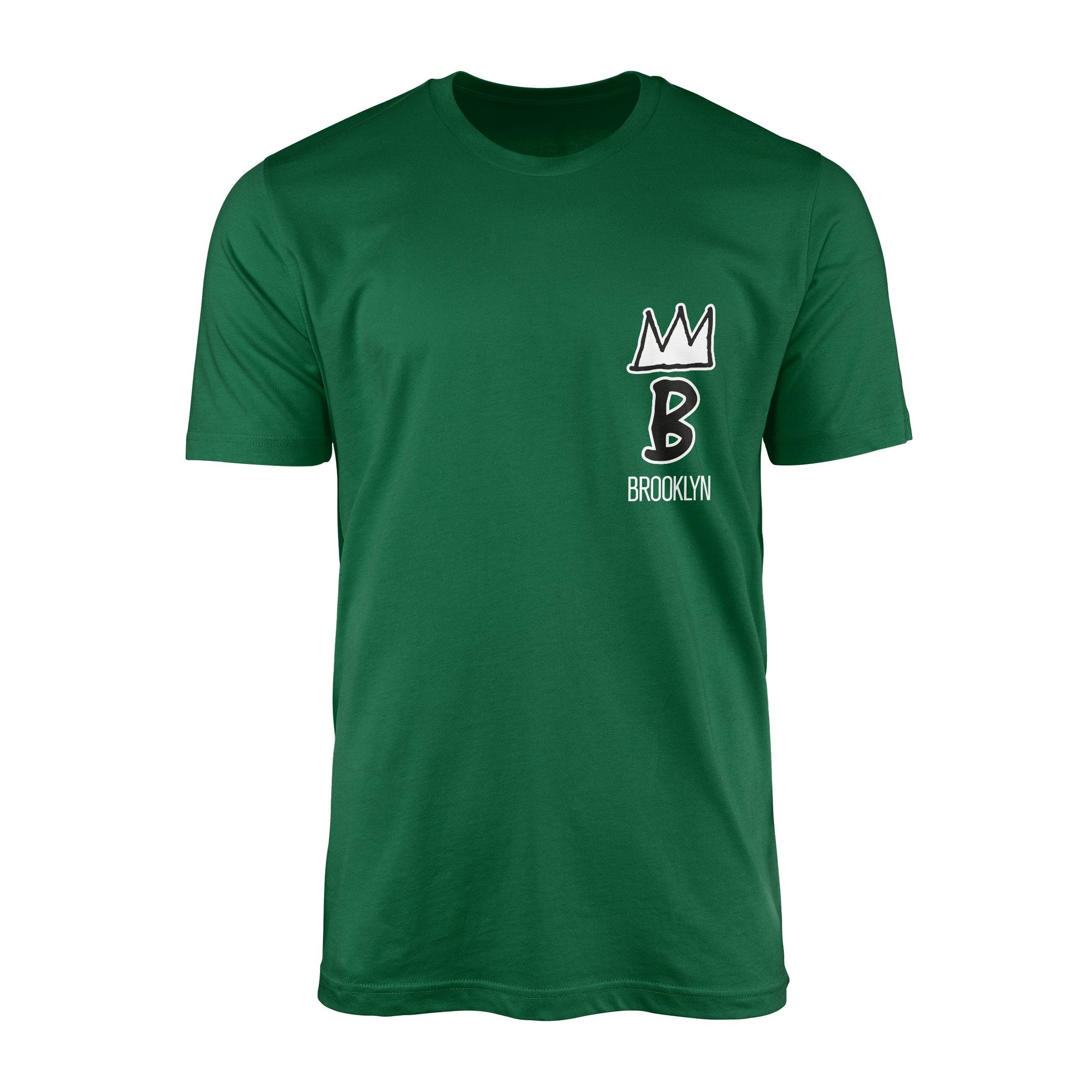 Brooklyn Basquiat Crown Tişört M - Nefti Yeşili