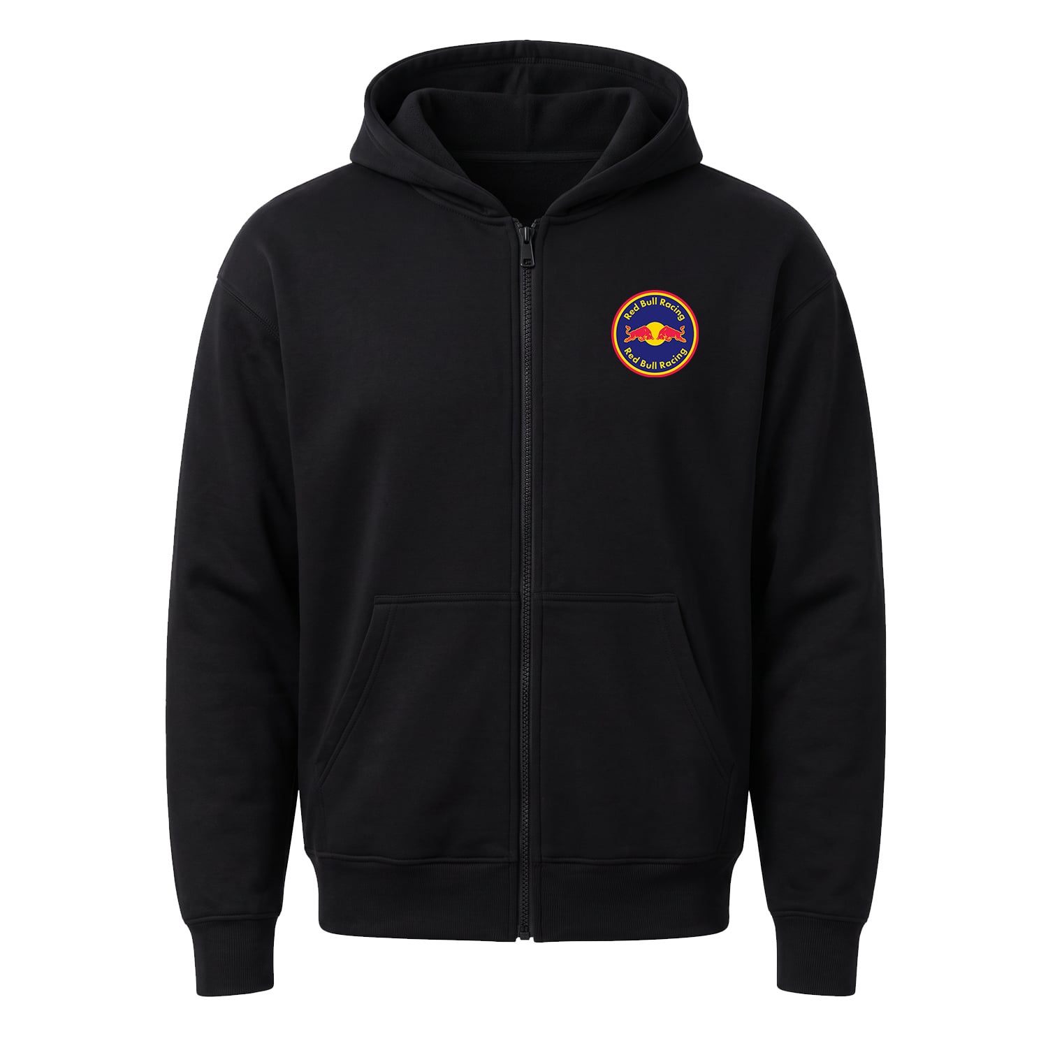 Red Bull Racing Badge Fermuarlı Kapüşonlu Sweatshirt