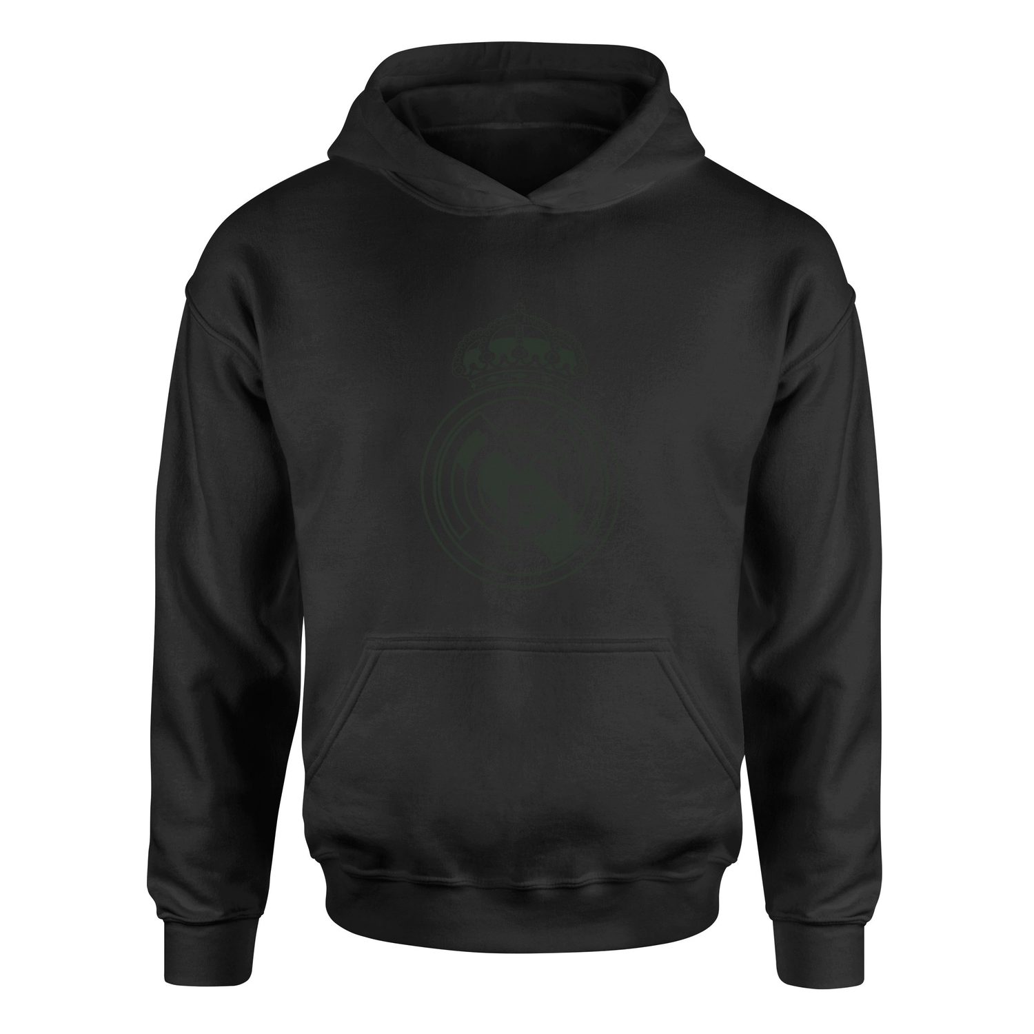 Real Madrid Shield Hoodie S - Siyah