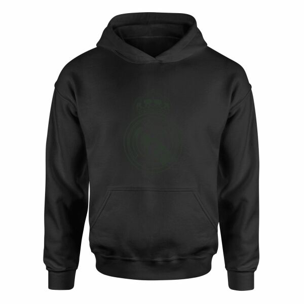 Real Madrid Shield Hoodie S - Siyah