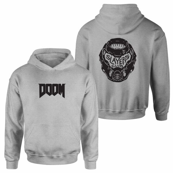 DOOM SLAYER Hoodie L - Gri