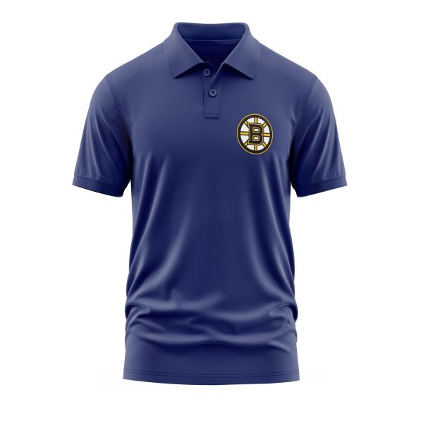 Boston Bruins Polo Tişört L - İndigo Mavisi