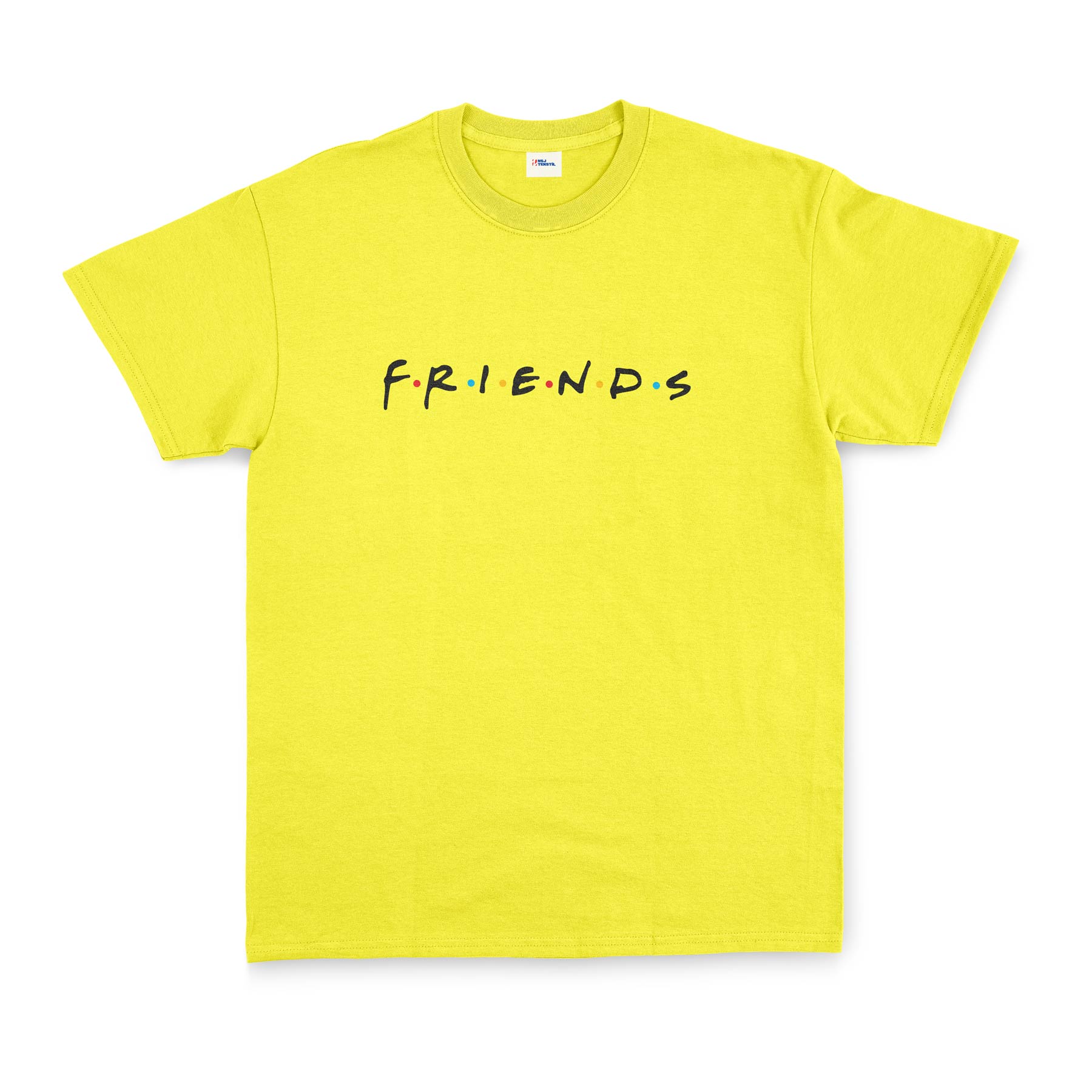 Friends Tişört XXL - Sarı