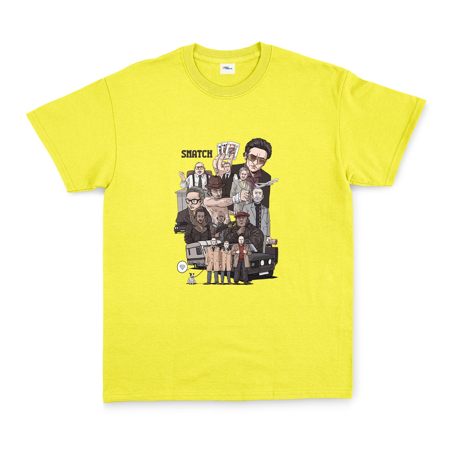 Snatch Movie Tişört XXL - Sarı
