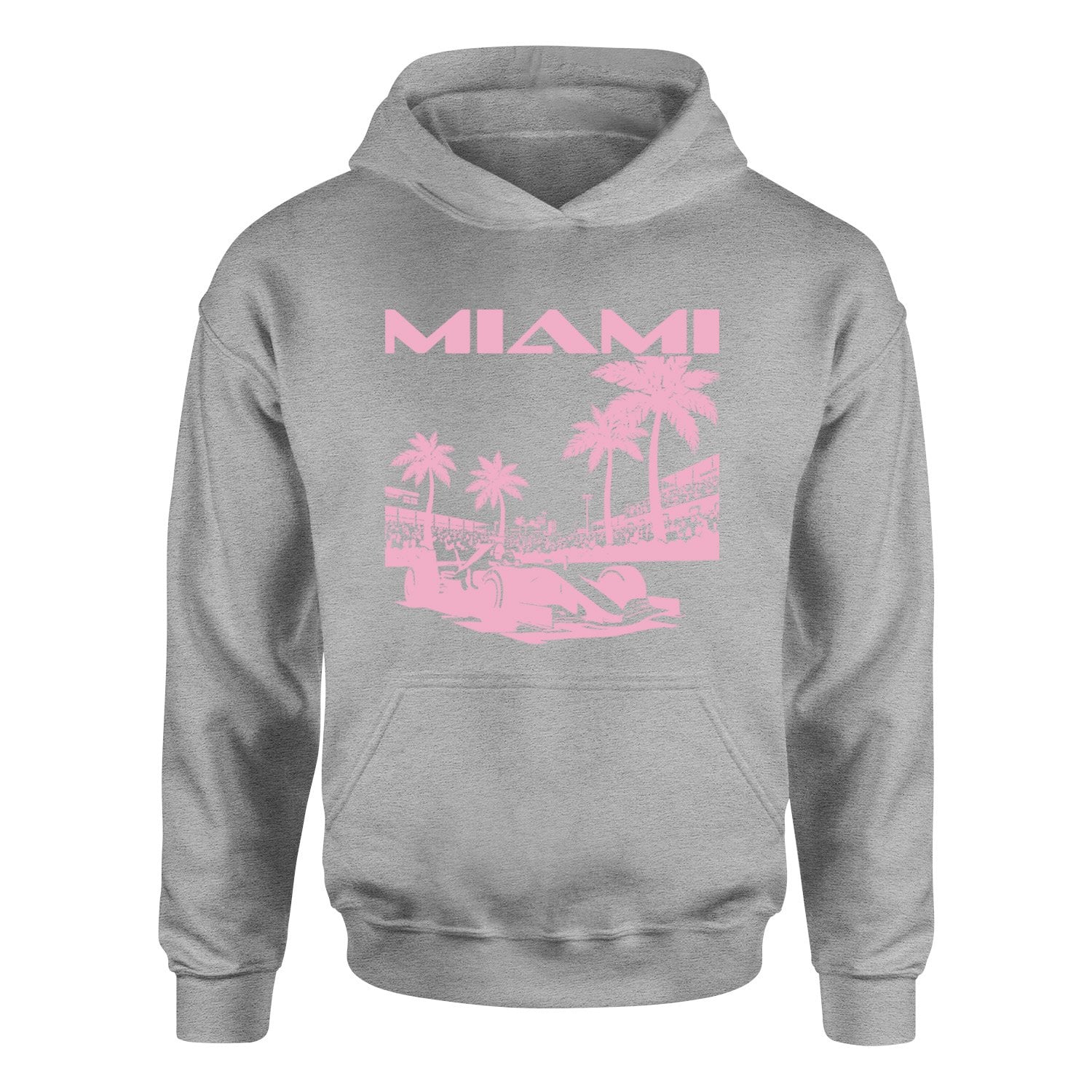 Miami Track Hoodie XXL - Gri