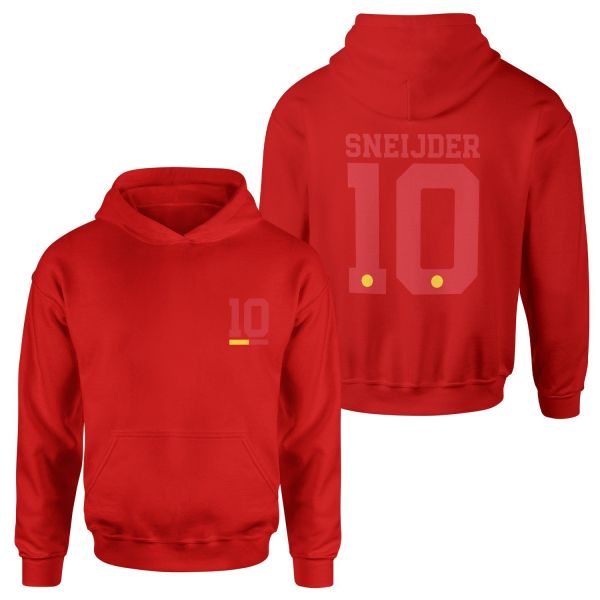Wesley Sneijder Forma Hoodie M - Kırmızı