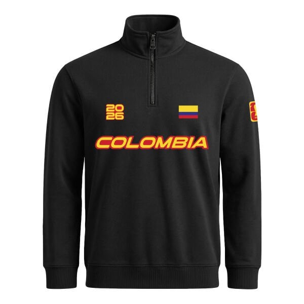 Kolombiya 2026 Yarım Fermuarlı Sweatshirt
