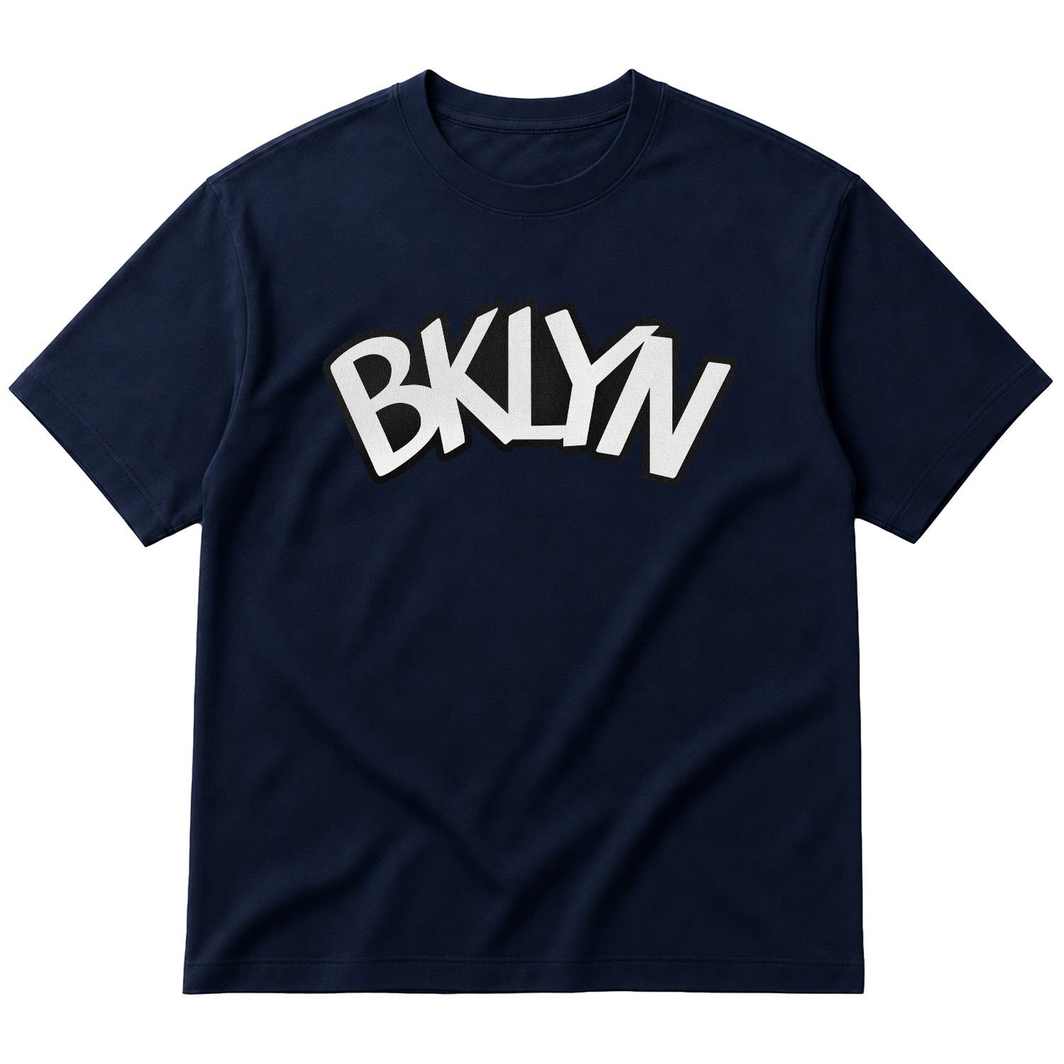 BKLYN Oversize Tişört S - İndigo Mavisi