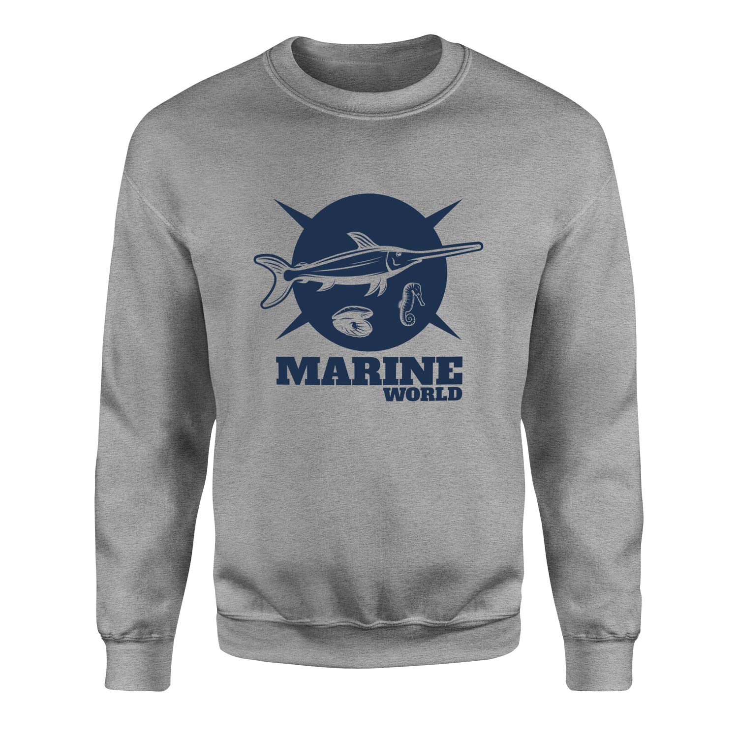 Marine World Denizci Sweatshirt S - Gri
