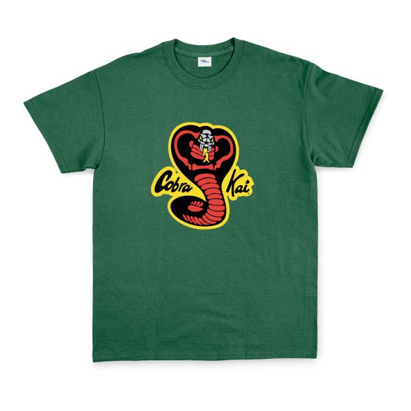 Cobra Kai Tişört L - Nefti Yeşili