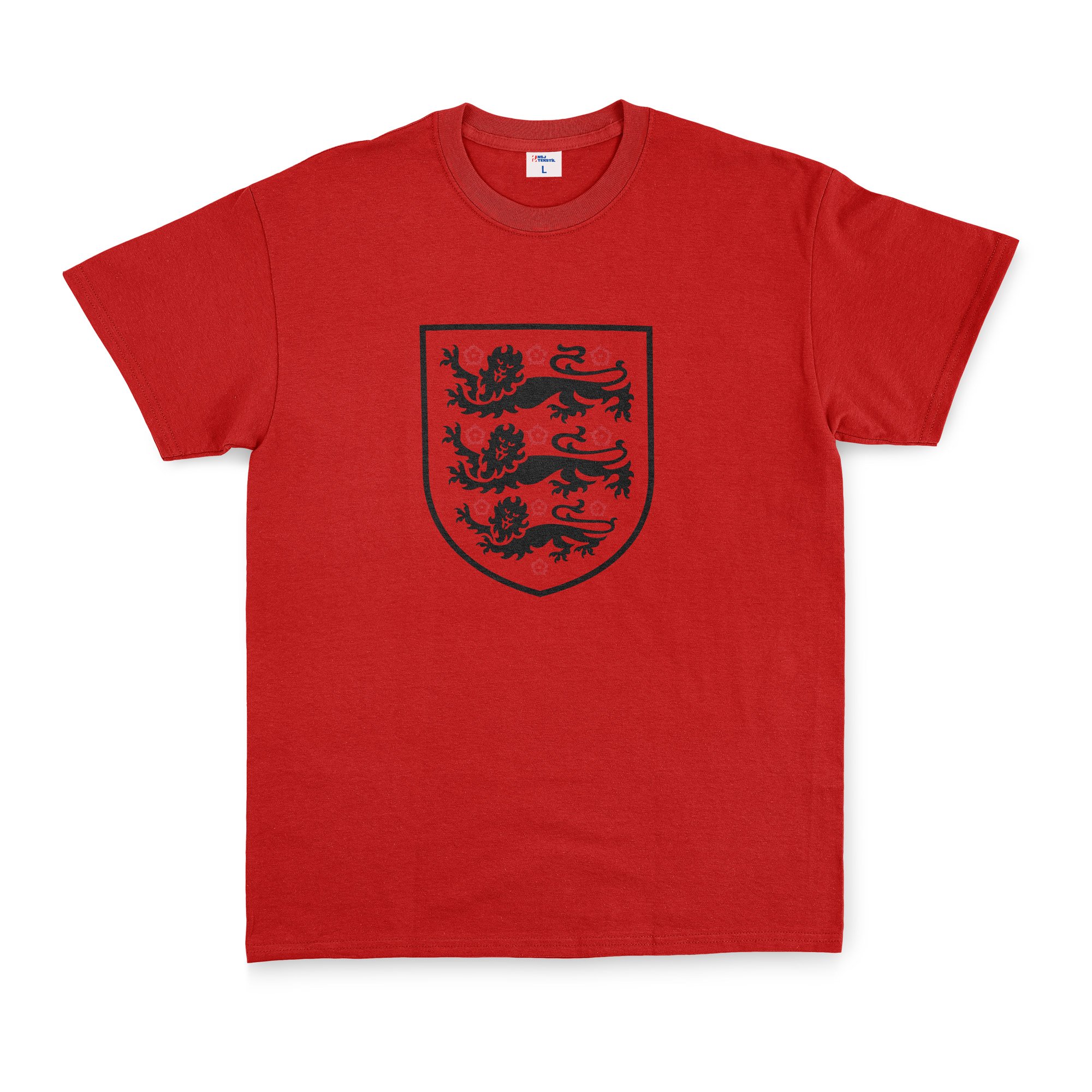 Three Lions Shield Tişört XL - Kırmızı