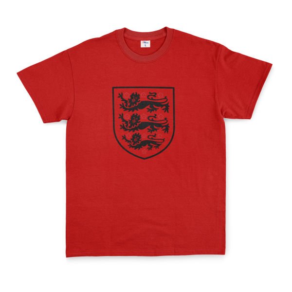 Three Lions Shield Tişört XL - Kırmızı