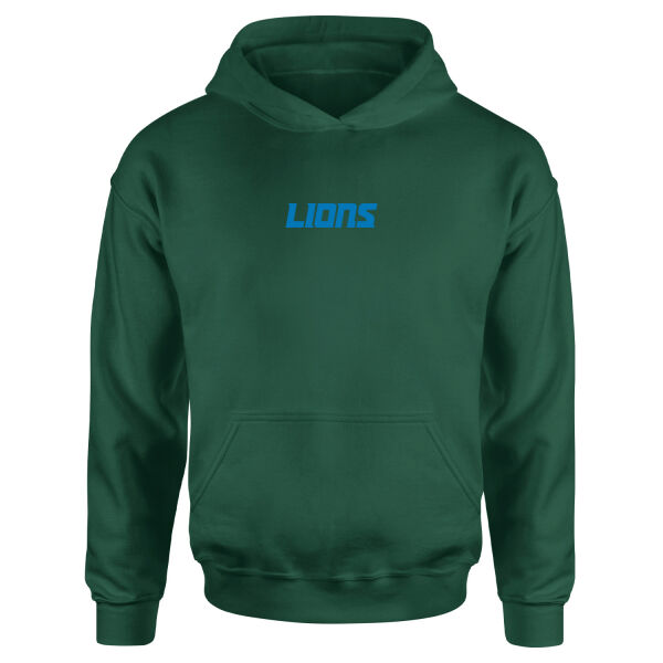DET LIONS Iconic Hoodie XL - Nefti Yeşili