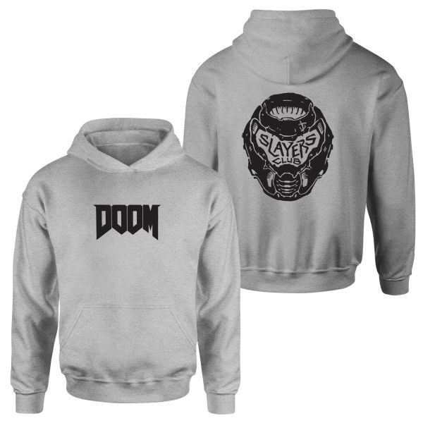 DOOM SLAYER Hoodie S - Gri