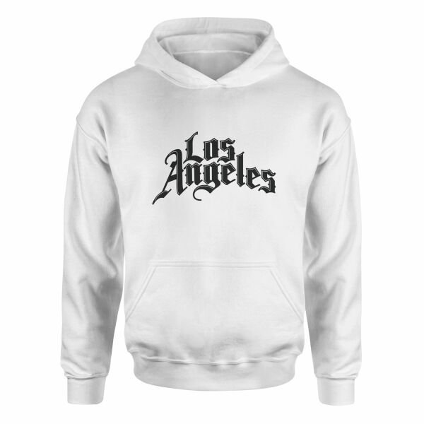 Los Angeles C Hoodie XXL - Beyaz