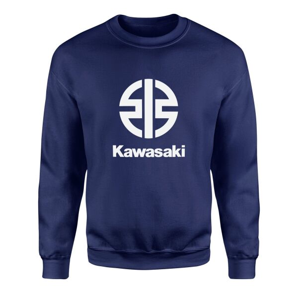 Kawasaki Sweatshirt M - İndigo Mavisi