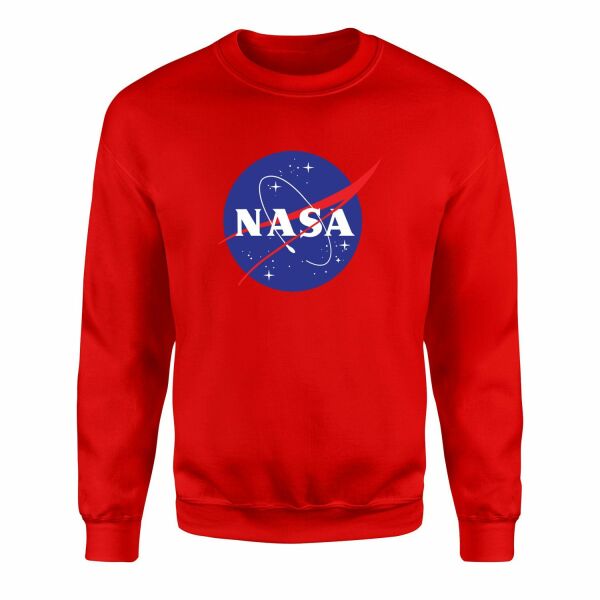 NASA Sweatshirt M - Kırmızı
