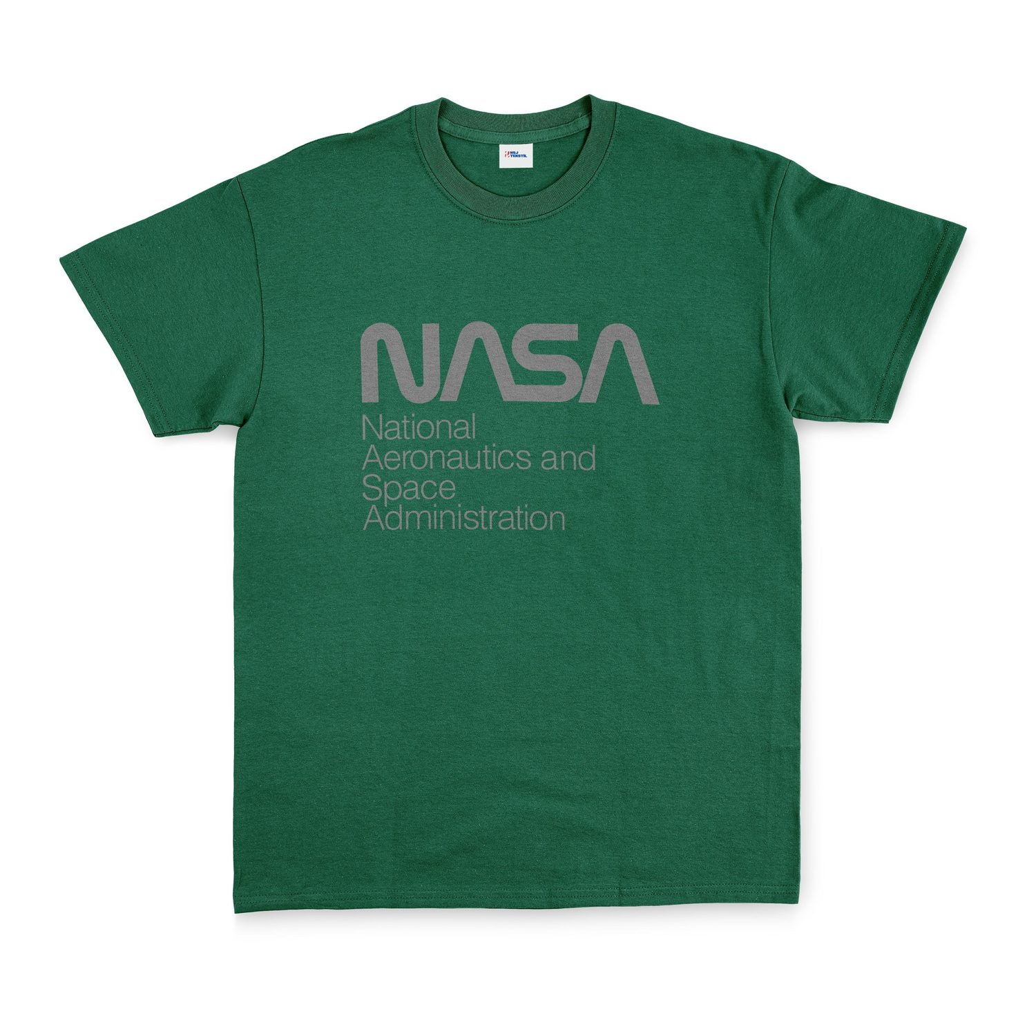 NASA Tişört XL - Nefti Yeşili