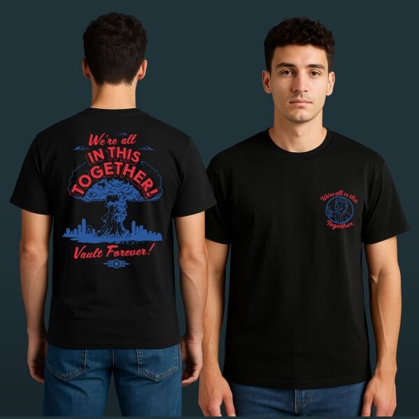 We’re All In This Together | Fallout Tişört