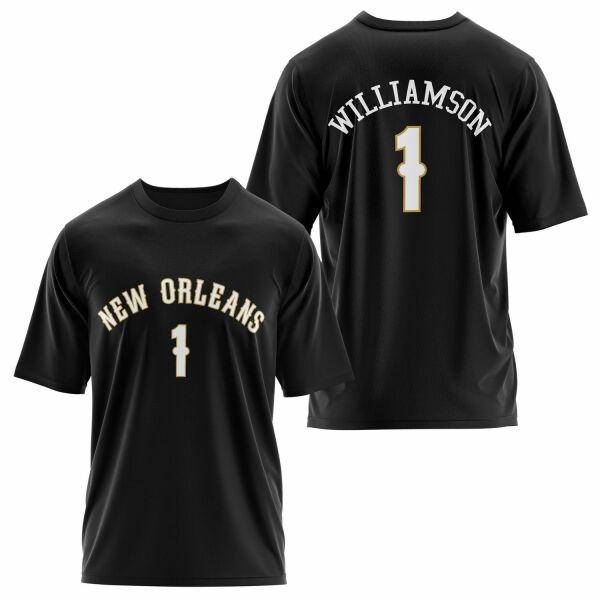Zion Williamson New Orleans Forma Oversize Tişört XL - Siyah