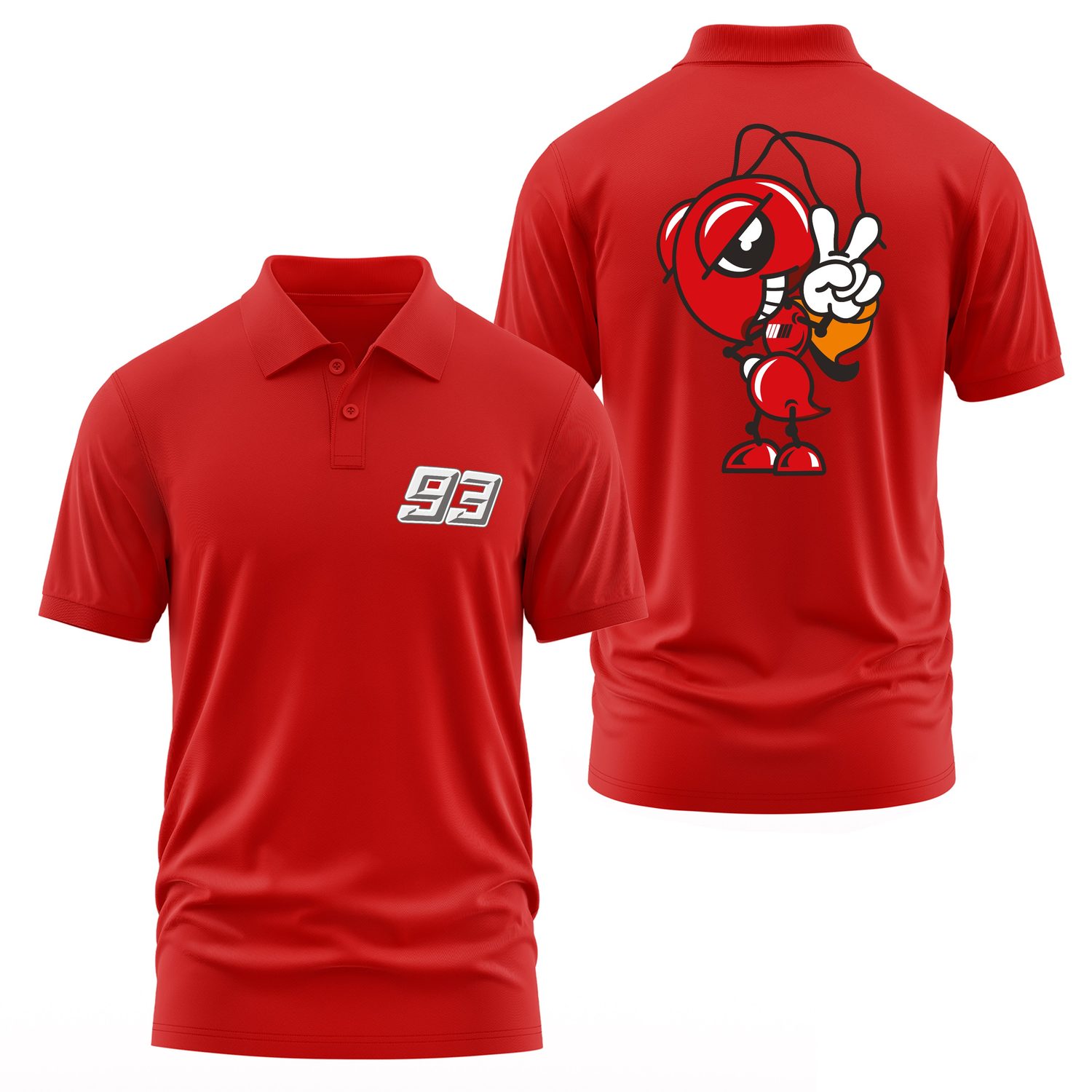 Marc Marquez Ant Edition Polo Tişört XXL - Kırmızı