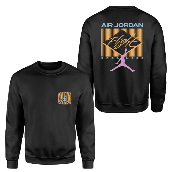 Flight Jordan Pastel Sweatshirt S - Siyah