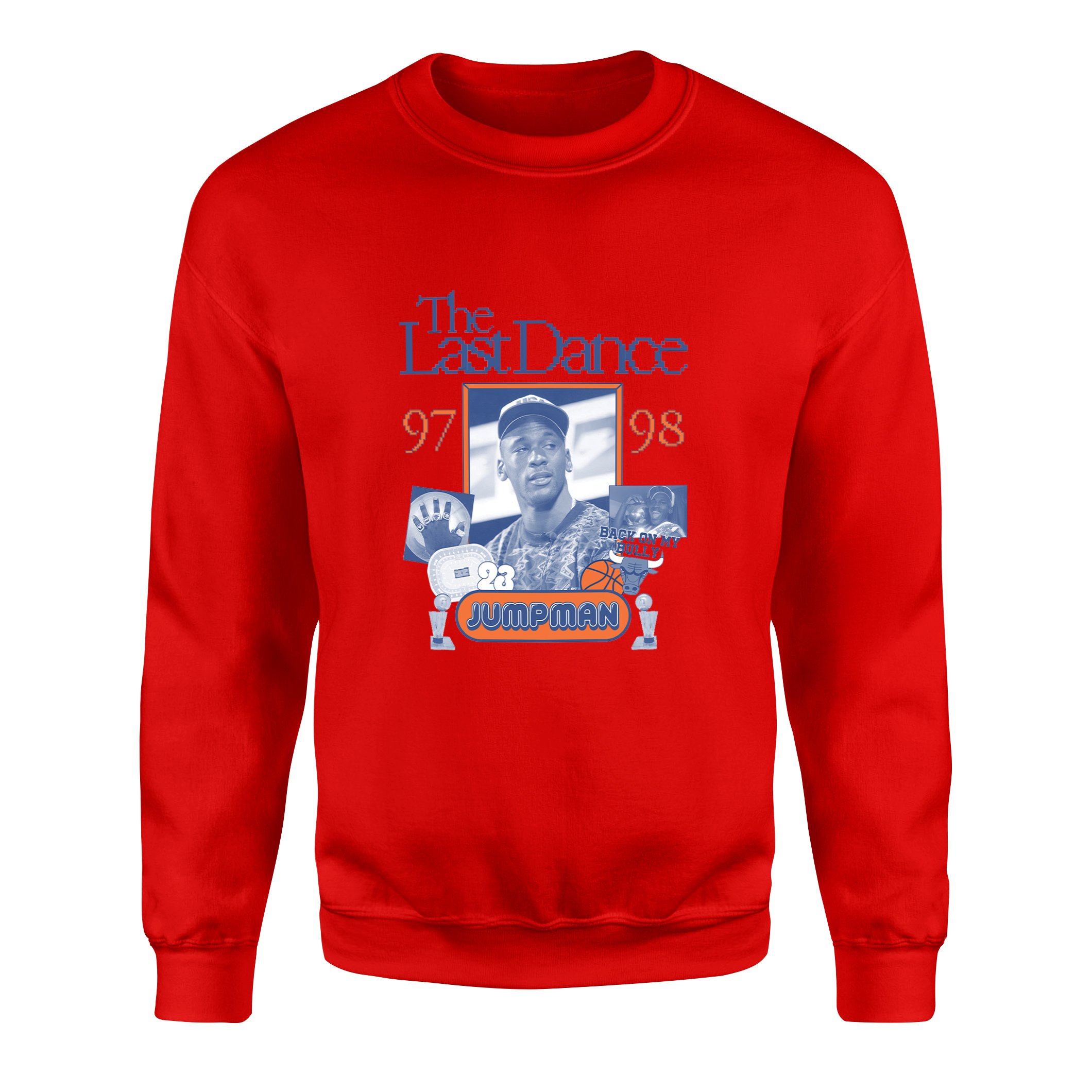 Air Jordan Back On My Bull Pixelated Sweatshirt