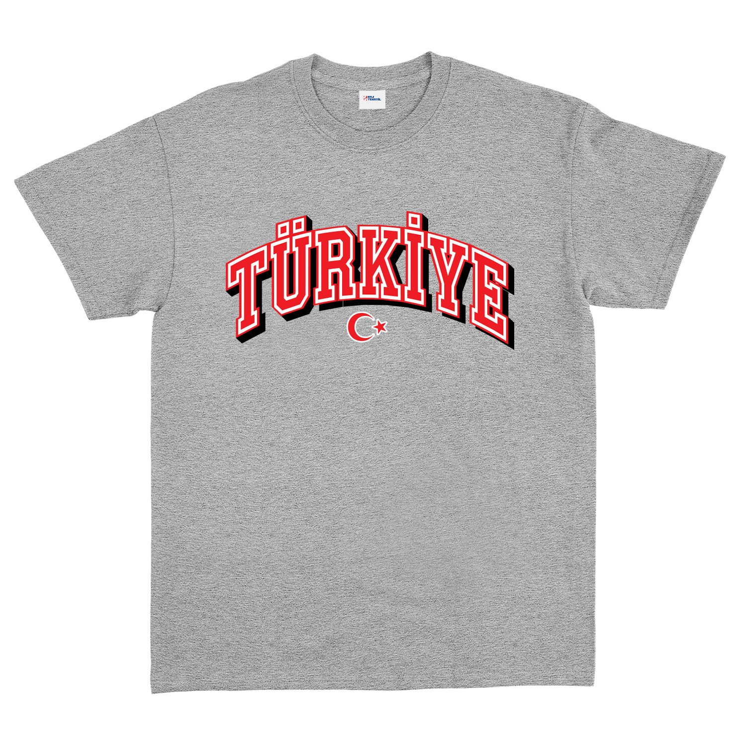 Türkiye 2026 Varsity Tişört L - Gri