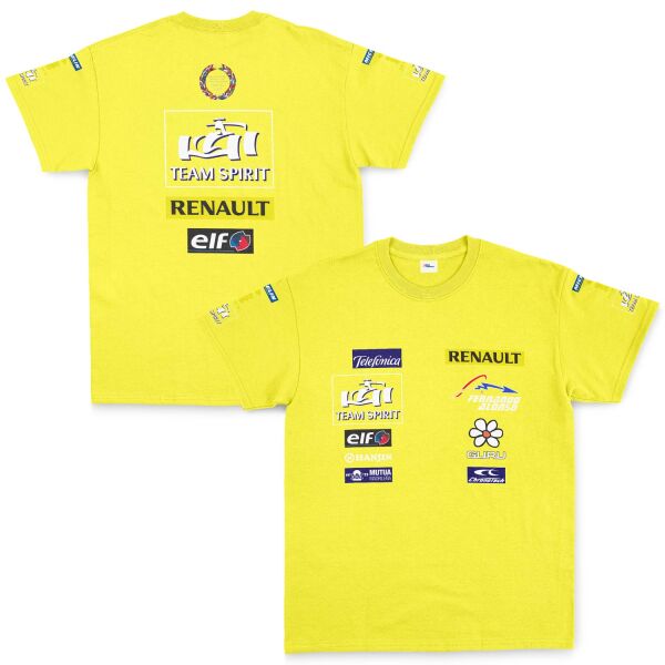 Renault Team Spirit Vintage Teamline Tişört L - Sarı