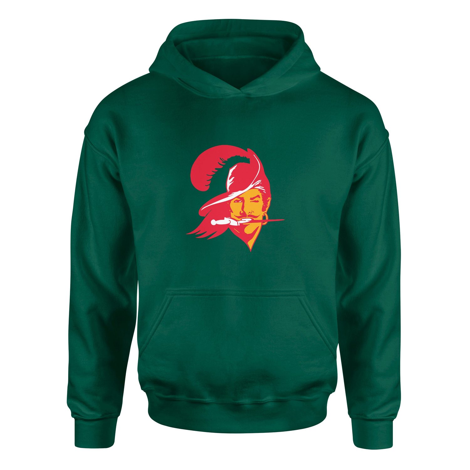 Bruce the Buccaneer Hoodie L - Nefti Yeşili