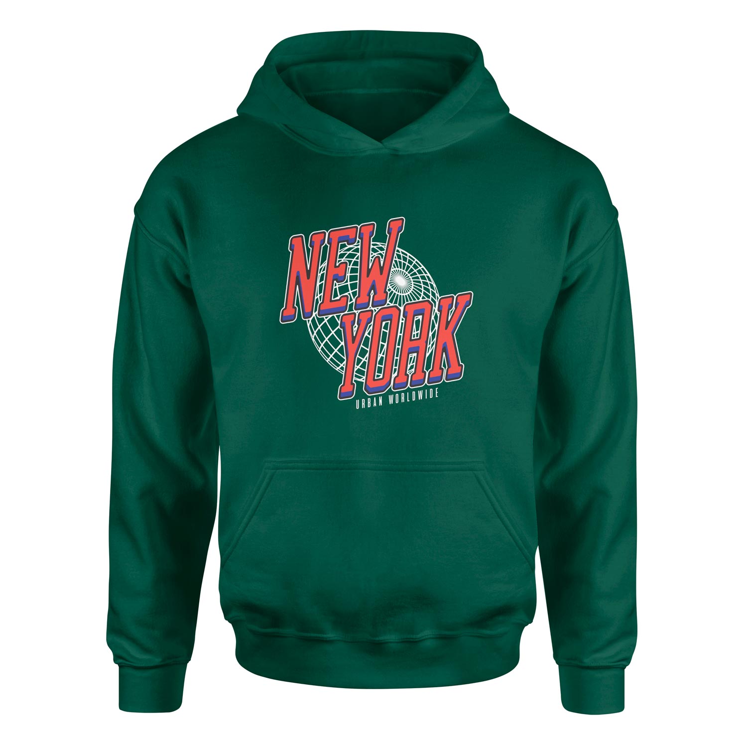 New York Hoodie M - Nefti Yeşili