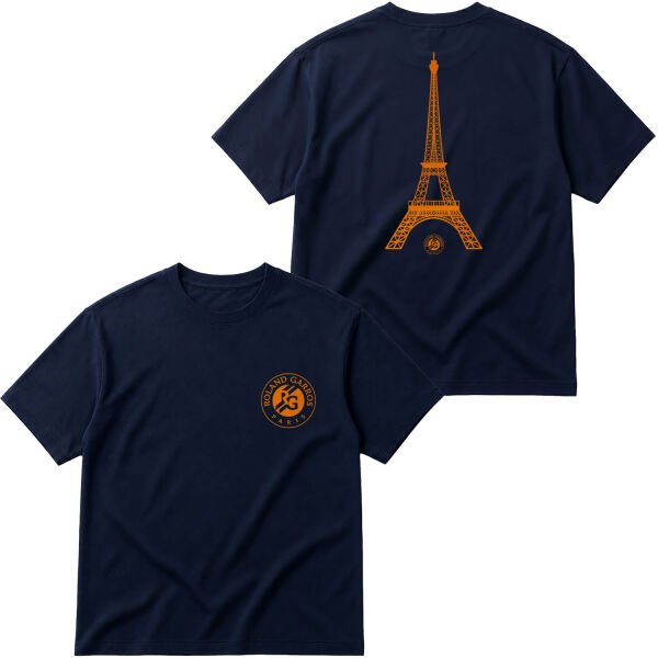 Roland Garros Paris Oversize Tişört L - İndigo Mavisi