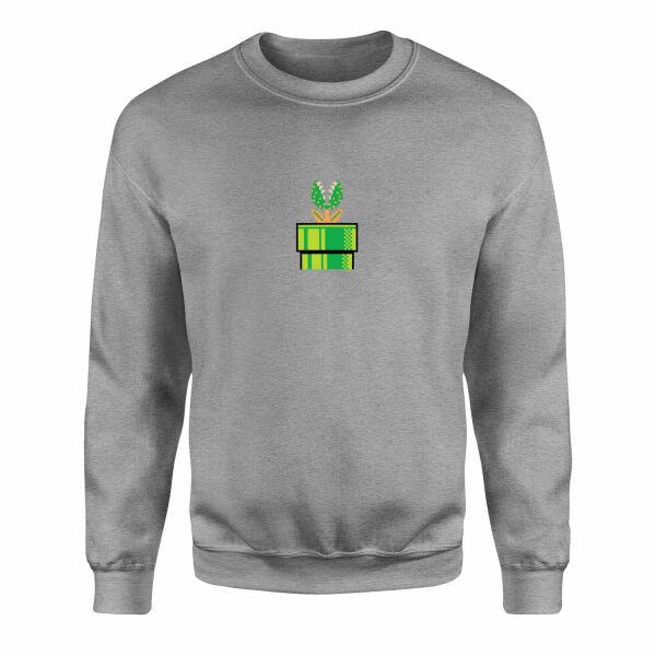 Super Mario Sweatshirt M - Gri