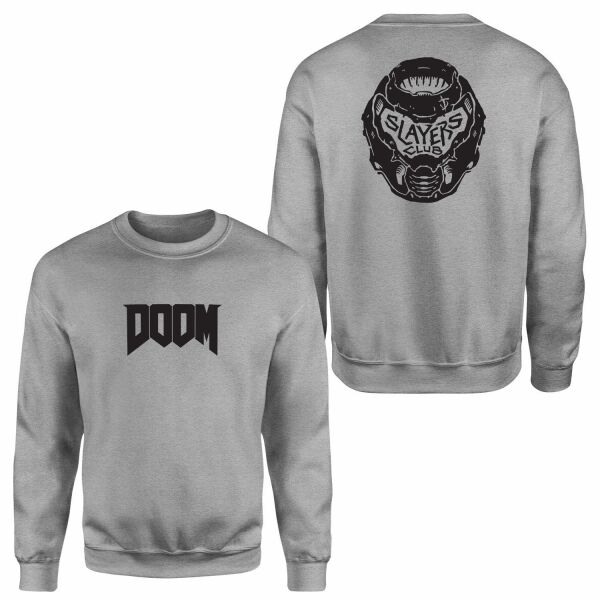 DOOM SLAYER Sweatshirt S - Gri