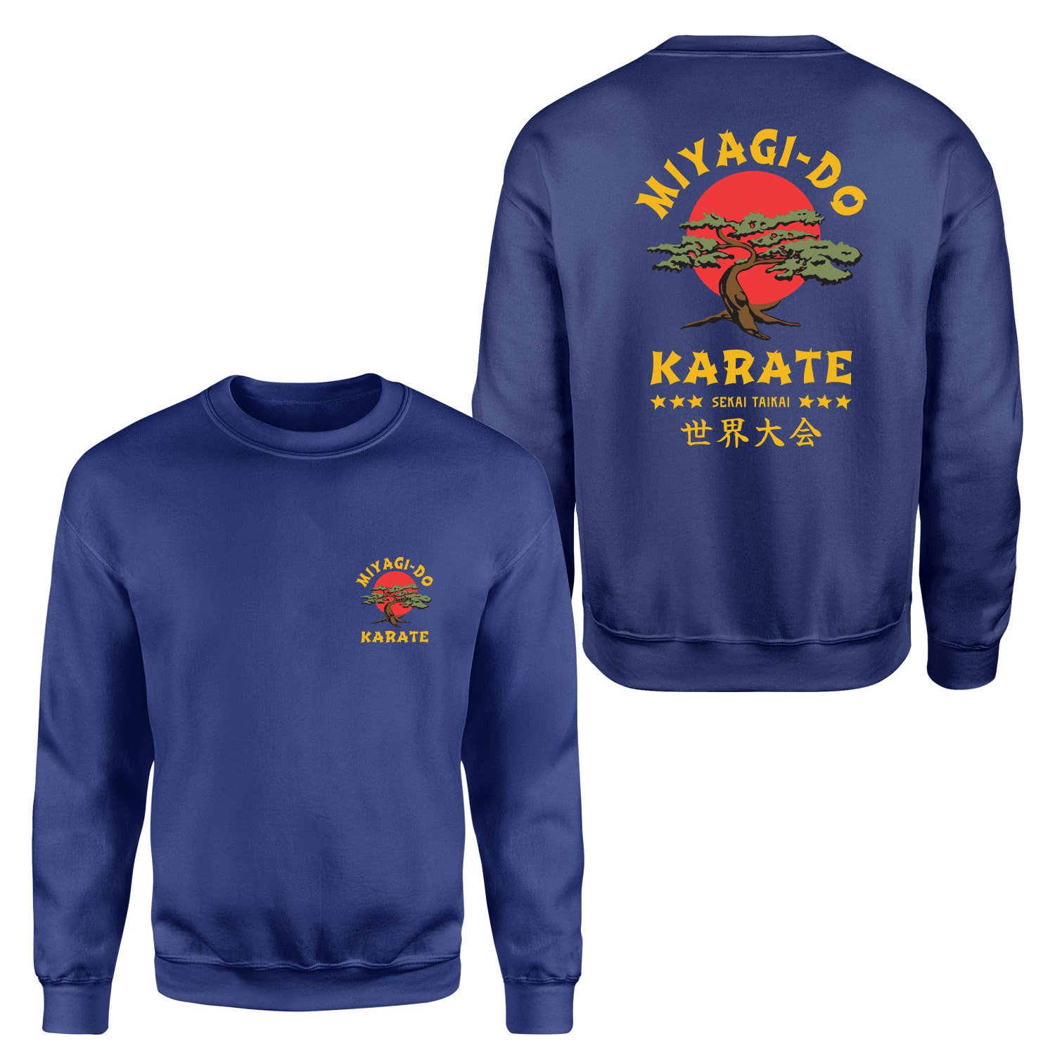 Miyagi Do Karate Sweatshirt XL - İndigo Mavisi