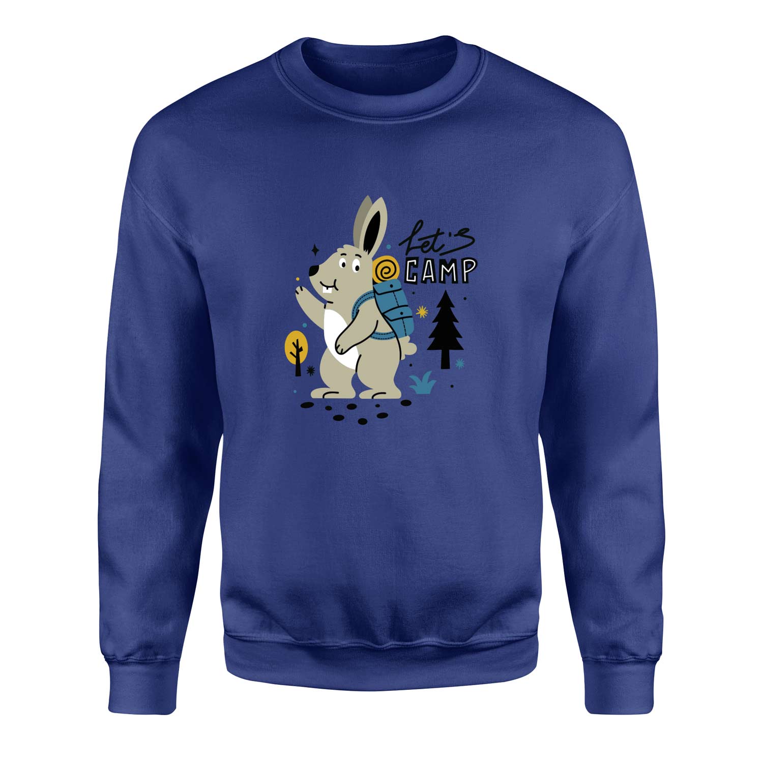 Let’s Camp Sweatshirt L - İndigo Mavisi