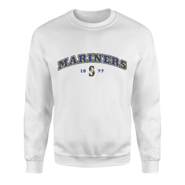 Mariners 1977 Sweatshirt L - Beyaz
