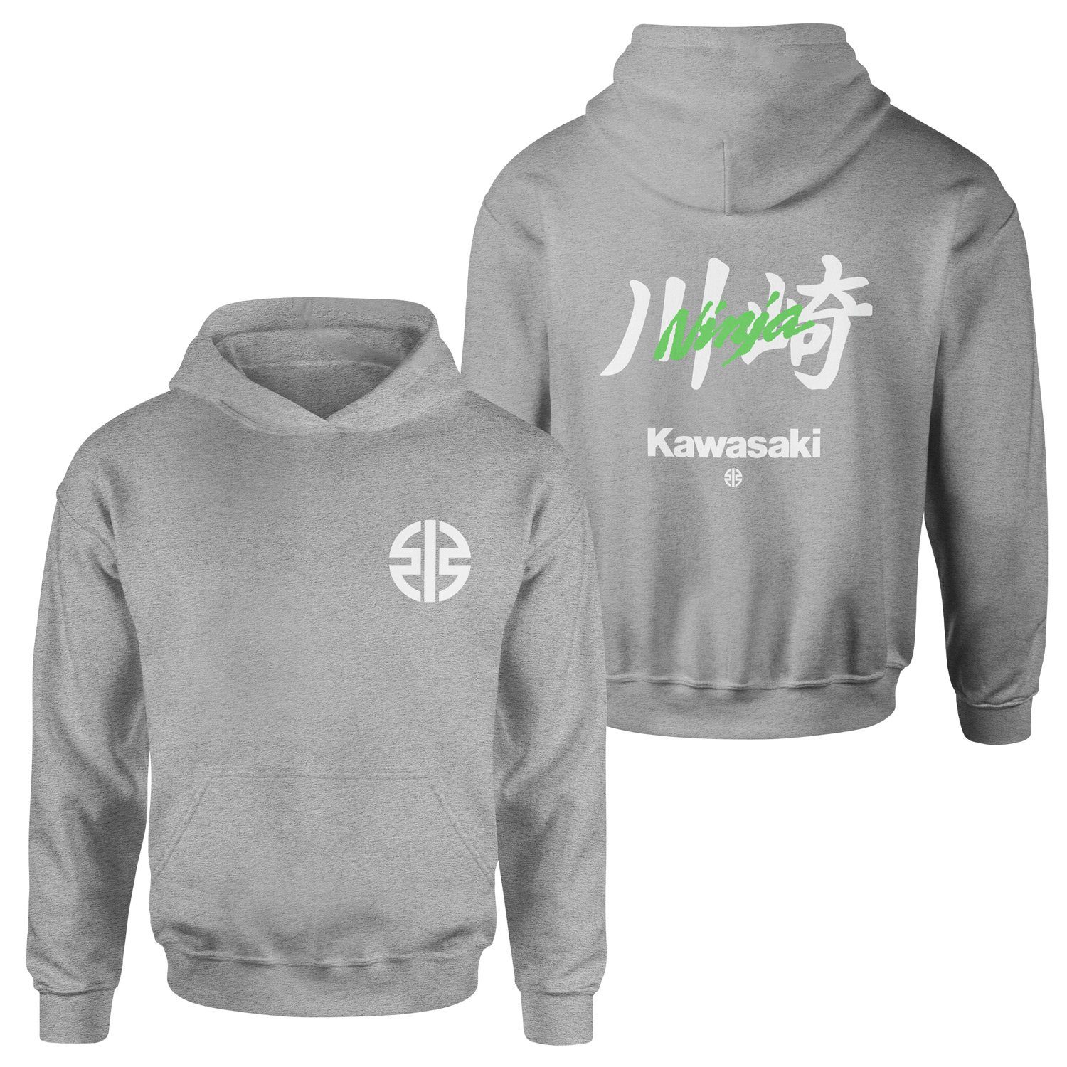 Kawasaki Ninja Superbike Supremacy Hoodie XL - Gri