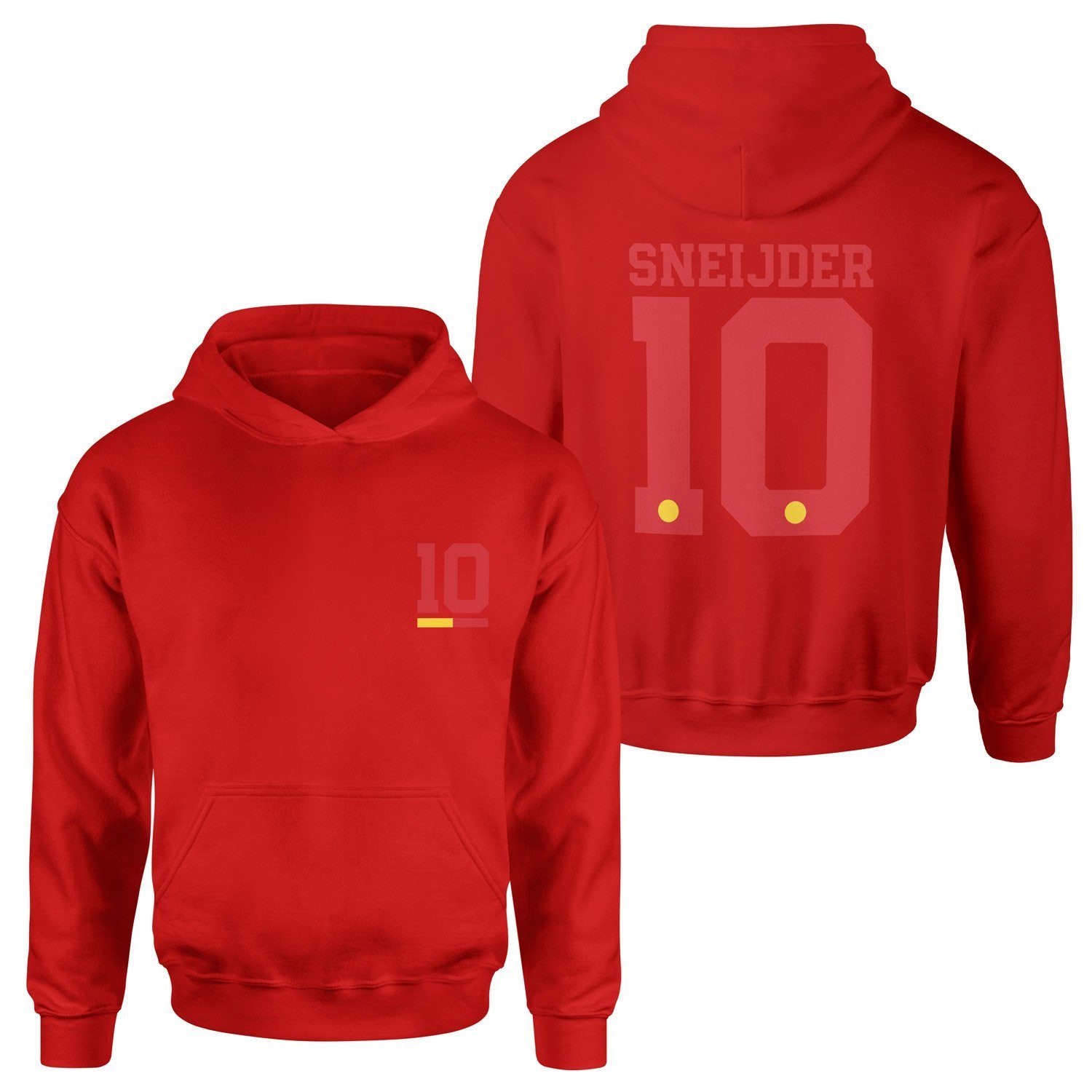 Wesley Sneijder Forma Hoodie L - Kırmızı