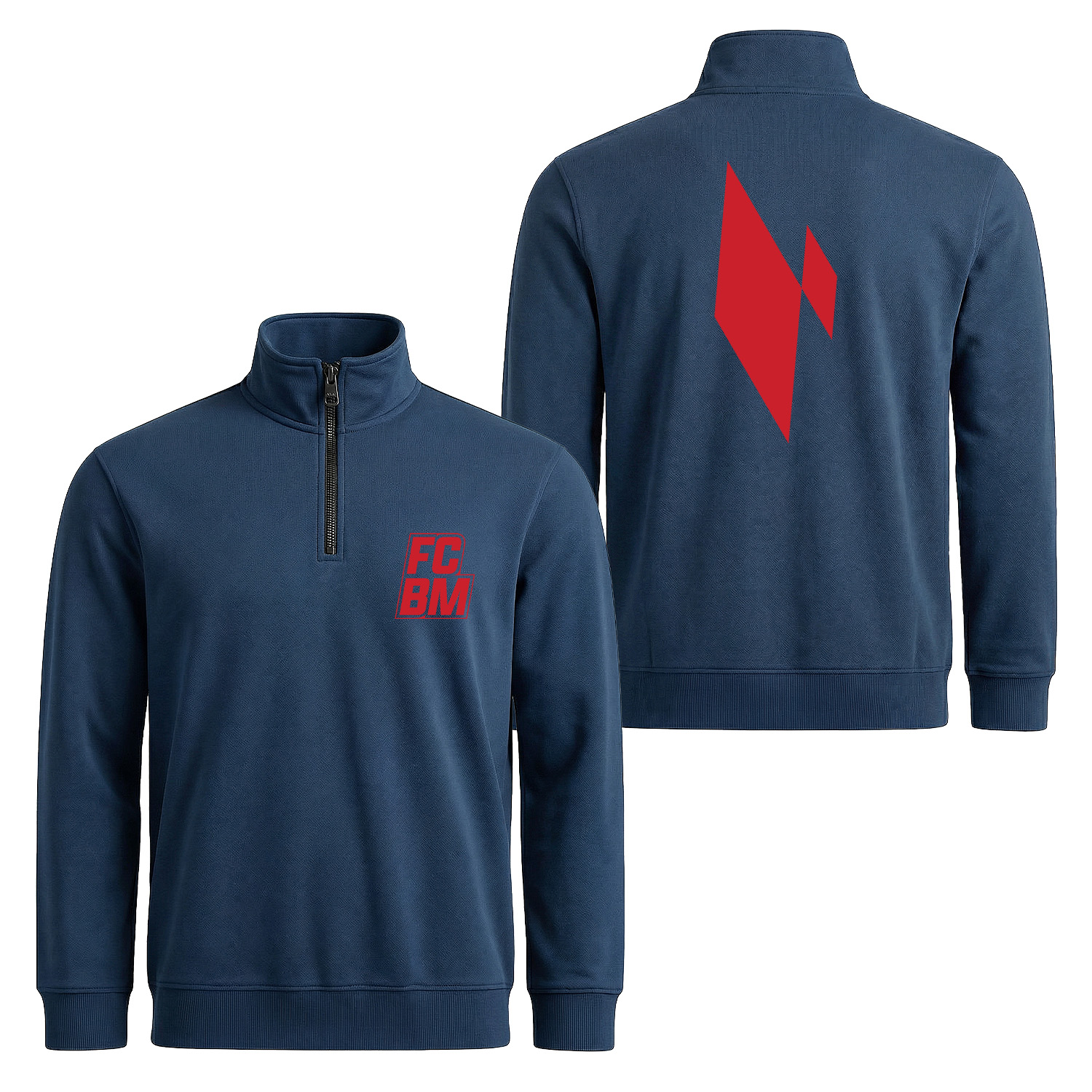 Bayern Münih Special FCBM Edition Yarım Fermuarlı Sweatshirt XXL - İndigo Mavisi