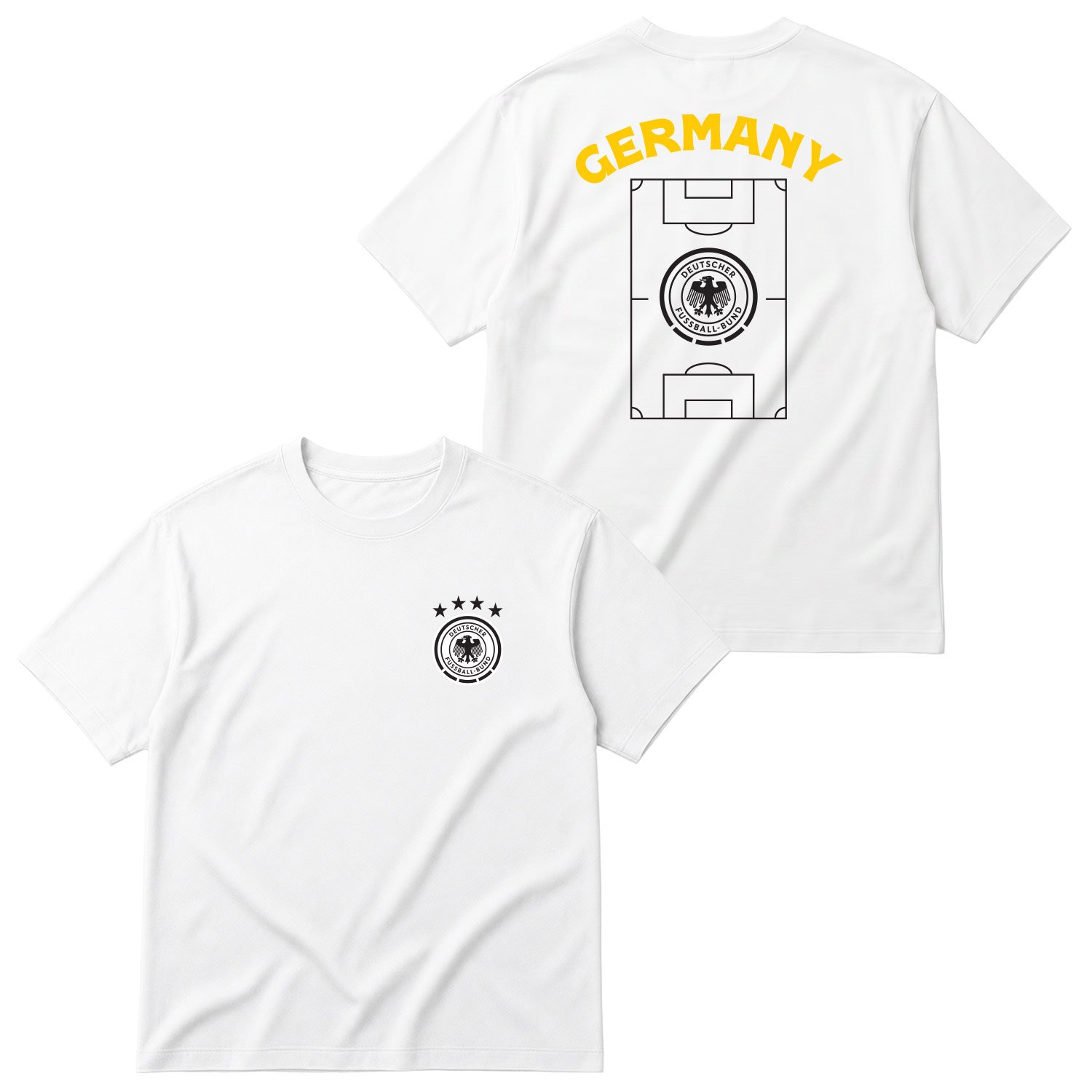 Almanya Dünya Kupası 2026 Oversize Tişört XL - Beyaz