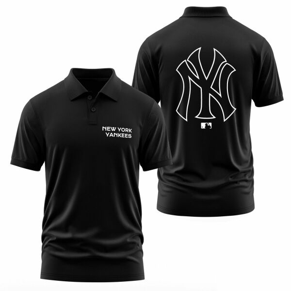 NY YANKEES MLB Edition Polo Tişört XL - Siyah