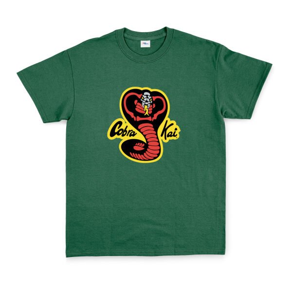 Cobra Kai Tişört XL - Nefti Yeşili