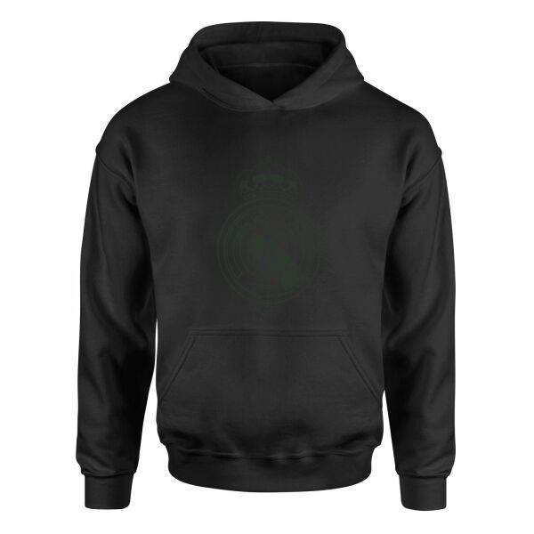 Real Madrid Shield Hoodie M - Siyah