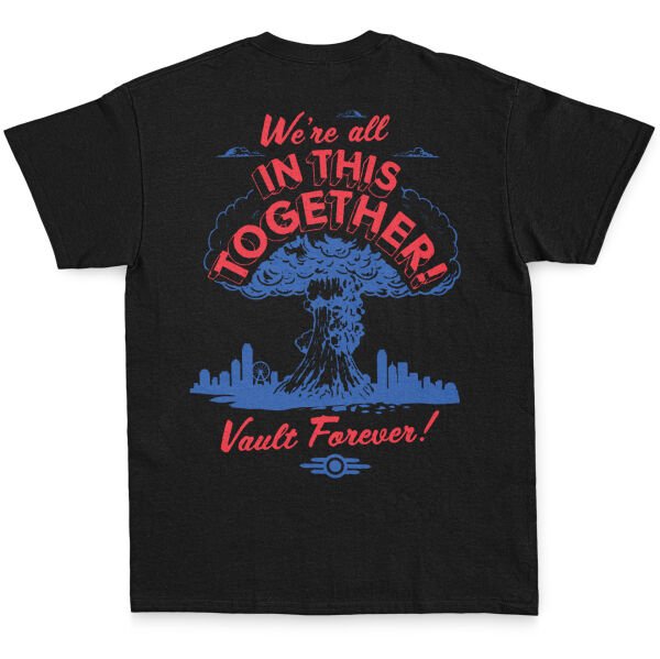 We’re All In This Together | Fallout Tişört L - Siyah
