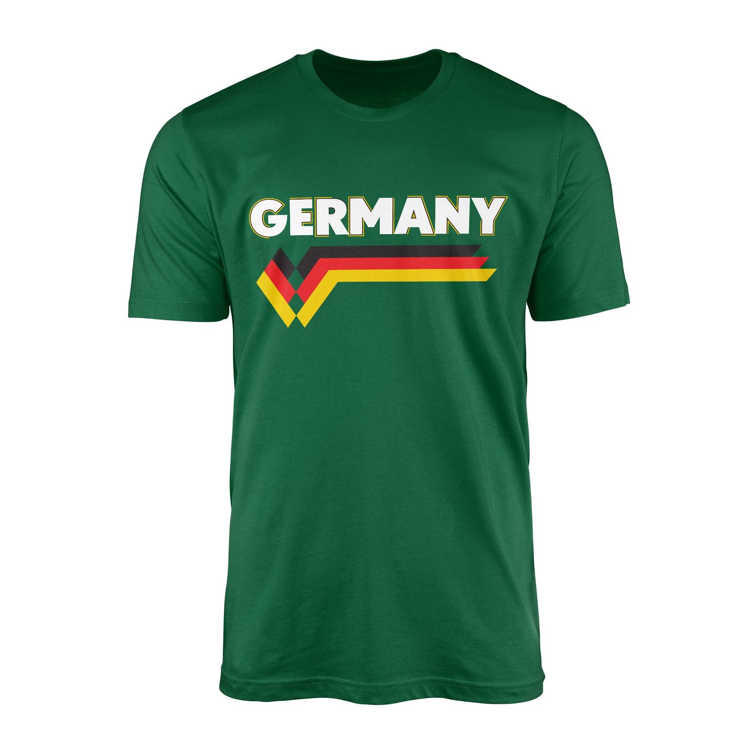 Almanya Retro II Tişört M - Nefti Yeşili