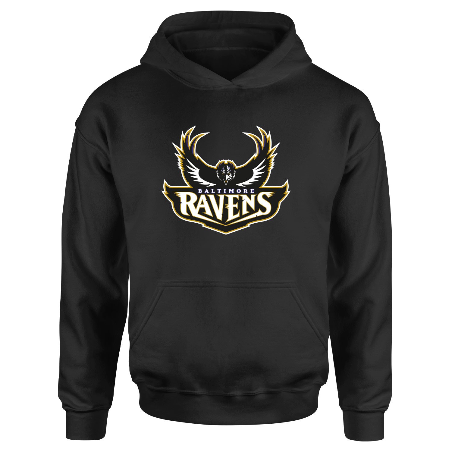 The Ravens Hoodie L - Siyah