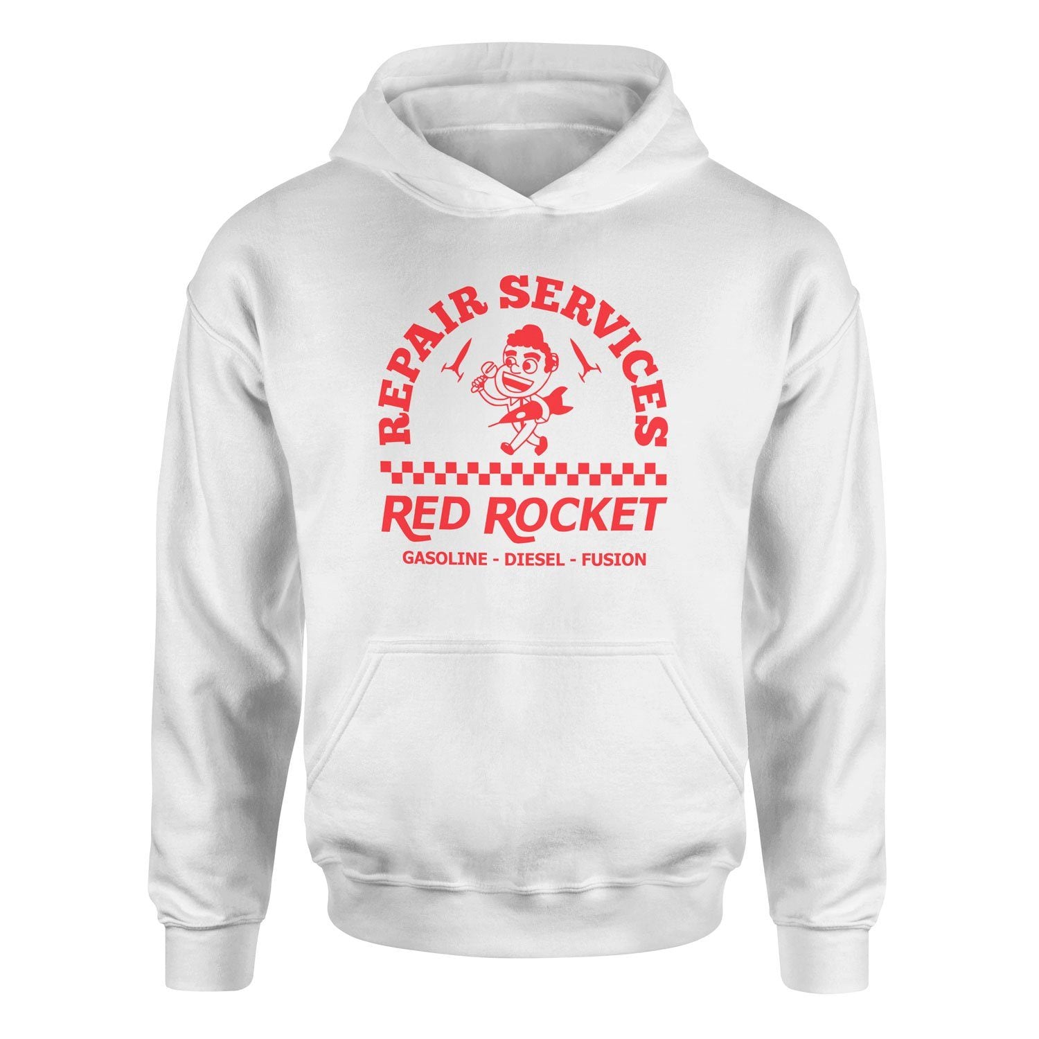 Red Rocket | Fallout Hoodie XXL - Beyaz