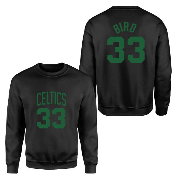 Larry Bird 33 Boston Forma Sweatshirt XL - Siyah