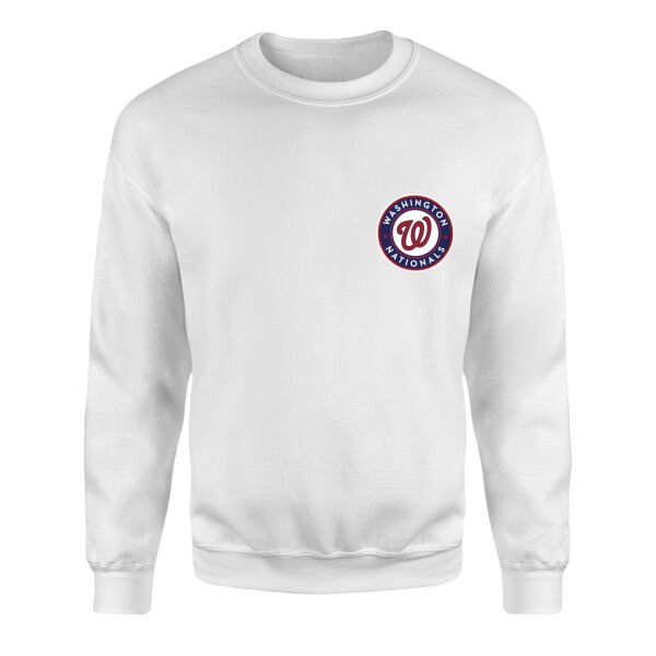 Washington Nationals Sweatshirt S - Beyaz
